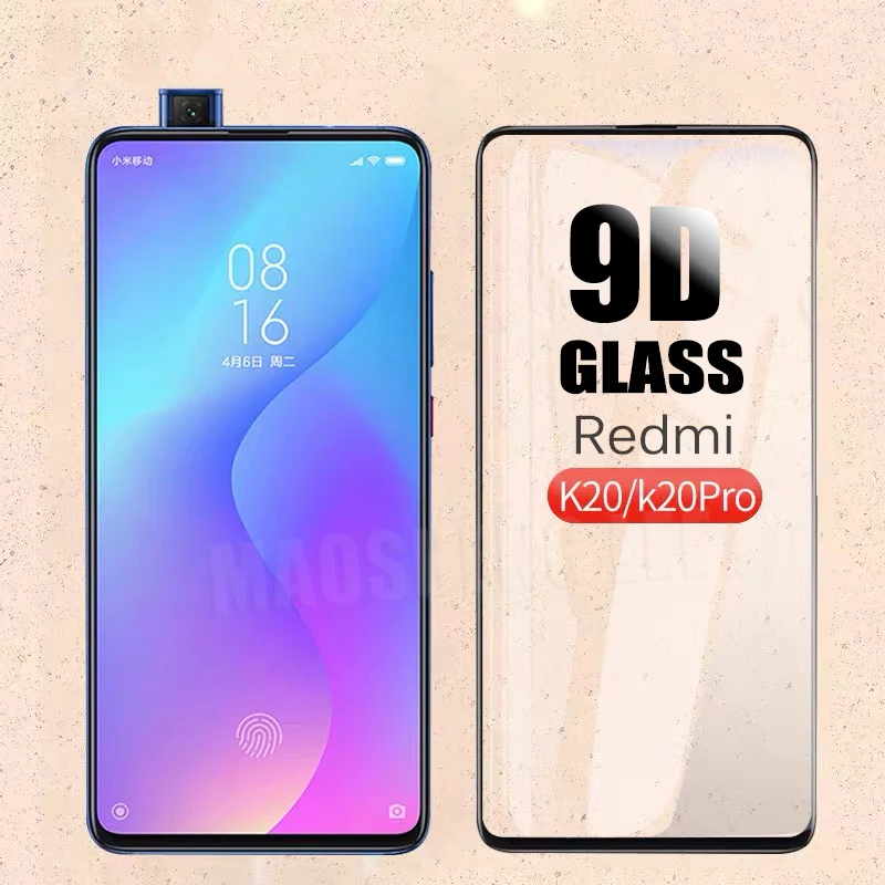 Закаленное стекло 9D для Xiaomi Redmi K30 K20 Pro защитное с полным покрытием redmi Pro|Защитные