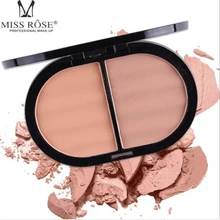 MISS ROSE 2 цвета порошок торт 3 цвета ремонт емкость консилер акне порошок торт