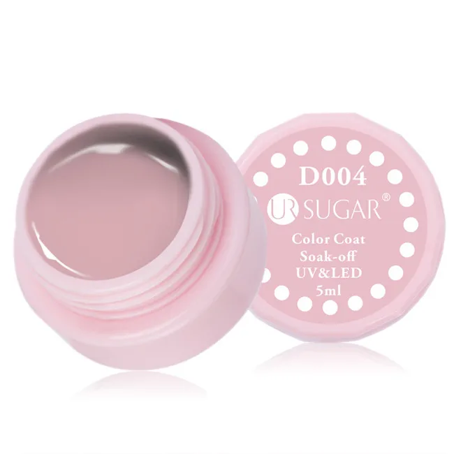 D004 УФ-гель для ногтей серии ur Sugar розового цвета с эффектом замачивания, УФ-и светодиодный лак для маникюра, аксессуары для украшения ногтей, Гель-лак - Цвет: D004