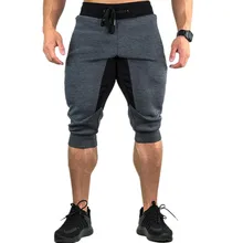 Летние мужские шорты до колена, одноцветные шорты для бега, спортивные штаны для фитнеса, мужские шорты-бермуды, мужские Брендовые повседневные штаны