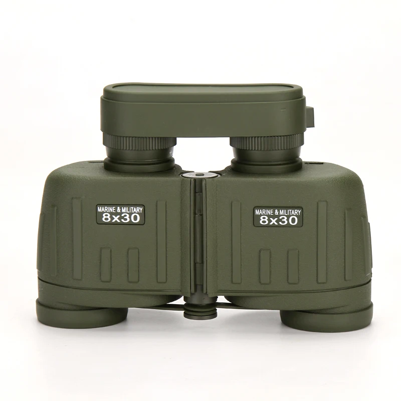 All-optical HD Waterproof 8X30 Military Binoculars Telescope With Range Finder For Hunting Filled With Nitrogen Free Shipping free shipping high times 10x25 hd all optical green film waterproof binoculars telescope for tourism binoculars hot selling