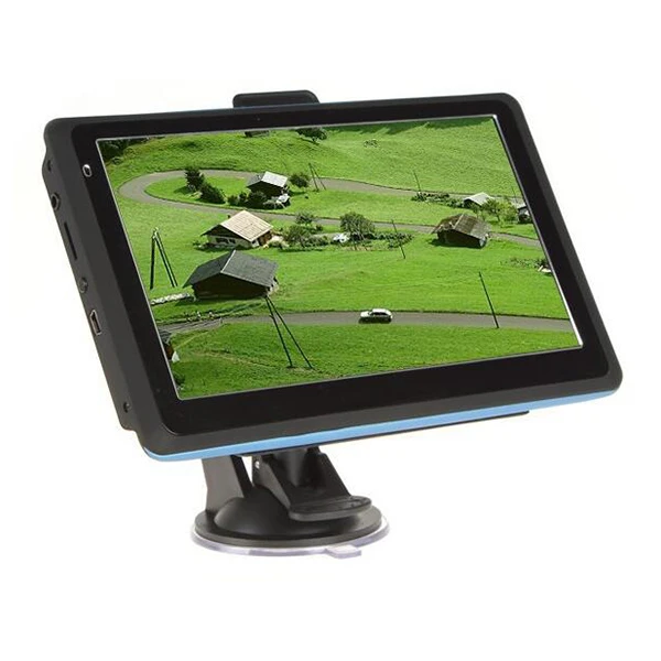 7-дюймовый автомобильный Gps навигатор емкостный Экран 8G 256Mb Mp3/Mp4 голос дальнего света навигации