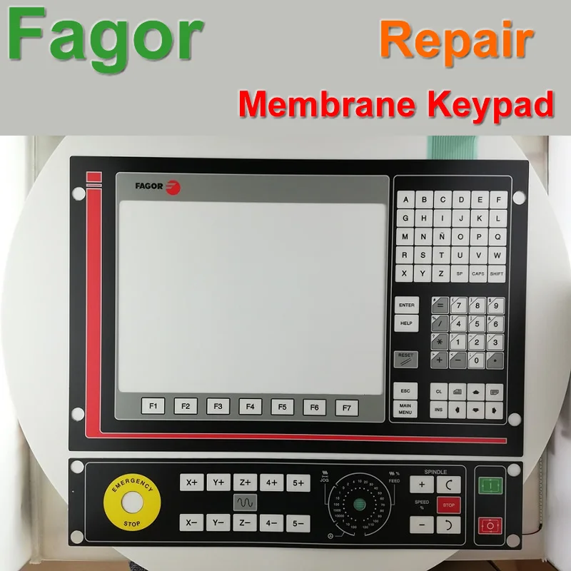 FAGOR 8050 CNC мембранная клавиатура панель для FAGOR MEM 8050(32 K) 00A Серия No.: 17-4064951 CNC ремонт машин, быстрая