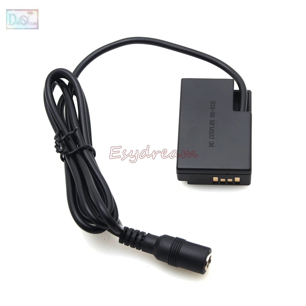 LP E17 батарейный блок DC соединитель для Canon EOS RP M3 M5 M6 Mark II 77D 800D 200D D750D D760 Замена DR E18