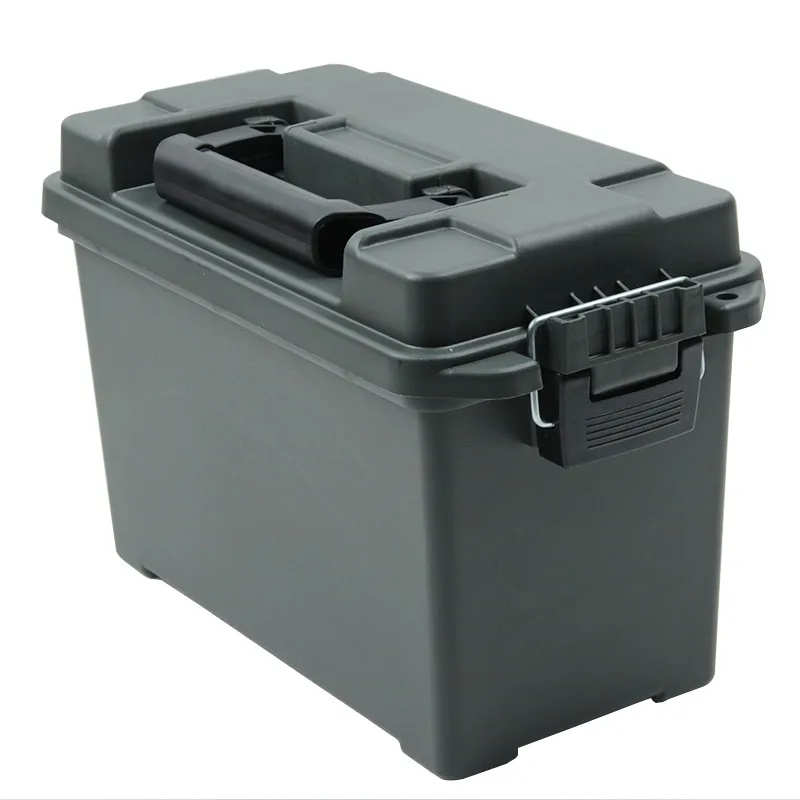 Ammo Box Military Style Plastic Storage Can Heavy Duty Caliber Bulk Ammo Crate Lightweight Storage