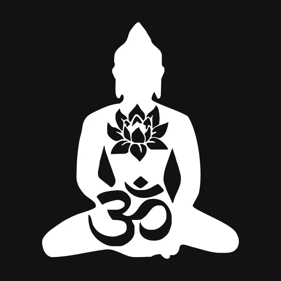 Cunymagos Buddha Fashion Car Sticker Motorcycle Vinyl Decal Car Styling Auto Wall Reflective Decoration Stickers 14.5cm17 (4)