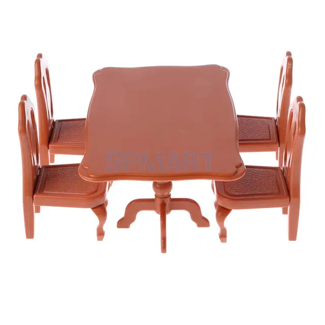 Best Price 1:12 Dollhouse Miniatures Dining Room Furniture Dining Table with 4 Chairs Set Kitchen Decor Children Pretend Play Model Toys Best Price 1:12 Dollhouse Miniatures Dining Room Furniture Dining Table with 4 Chairs Set Kitchen Decor Children Pretend Play Model Toys