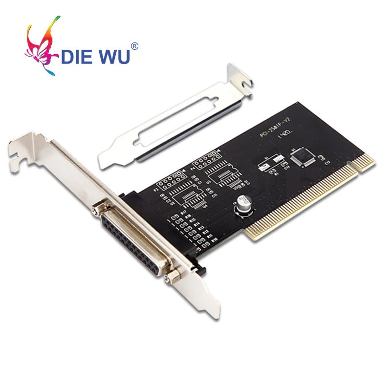 

Плата расширения DIEWU PCI с параллельным портом, 25 контактов, плата контроллера порта принтера DB25