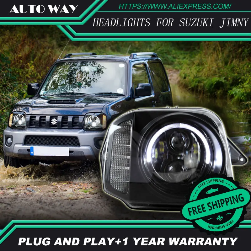 Car Styling 2pcs/1set LED Jimny Headlights Headlamp headlight For