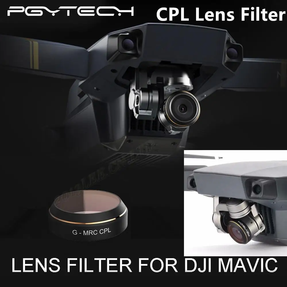 PGY HD CPL объектива Фильтры Gimbal аксессуары для DJI Мавик Pro Drone Quadcopter|filter nd|filter setaccessories