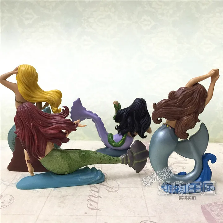 ПВХ figureMermaid игрушка с орнаментом модель 4 шт./компл