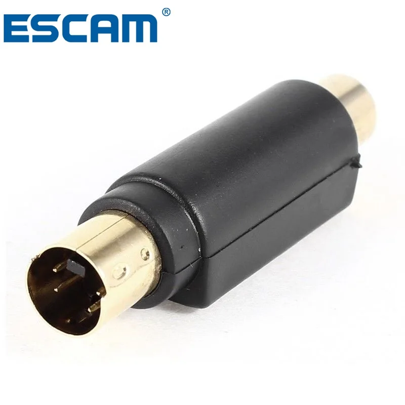 ESCAM 10pcslot Mini Coax CAT5 To Camera CCTV BNC Video Balun Connector Adapter POE cctv tester IP camera FC