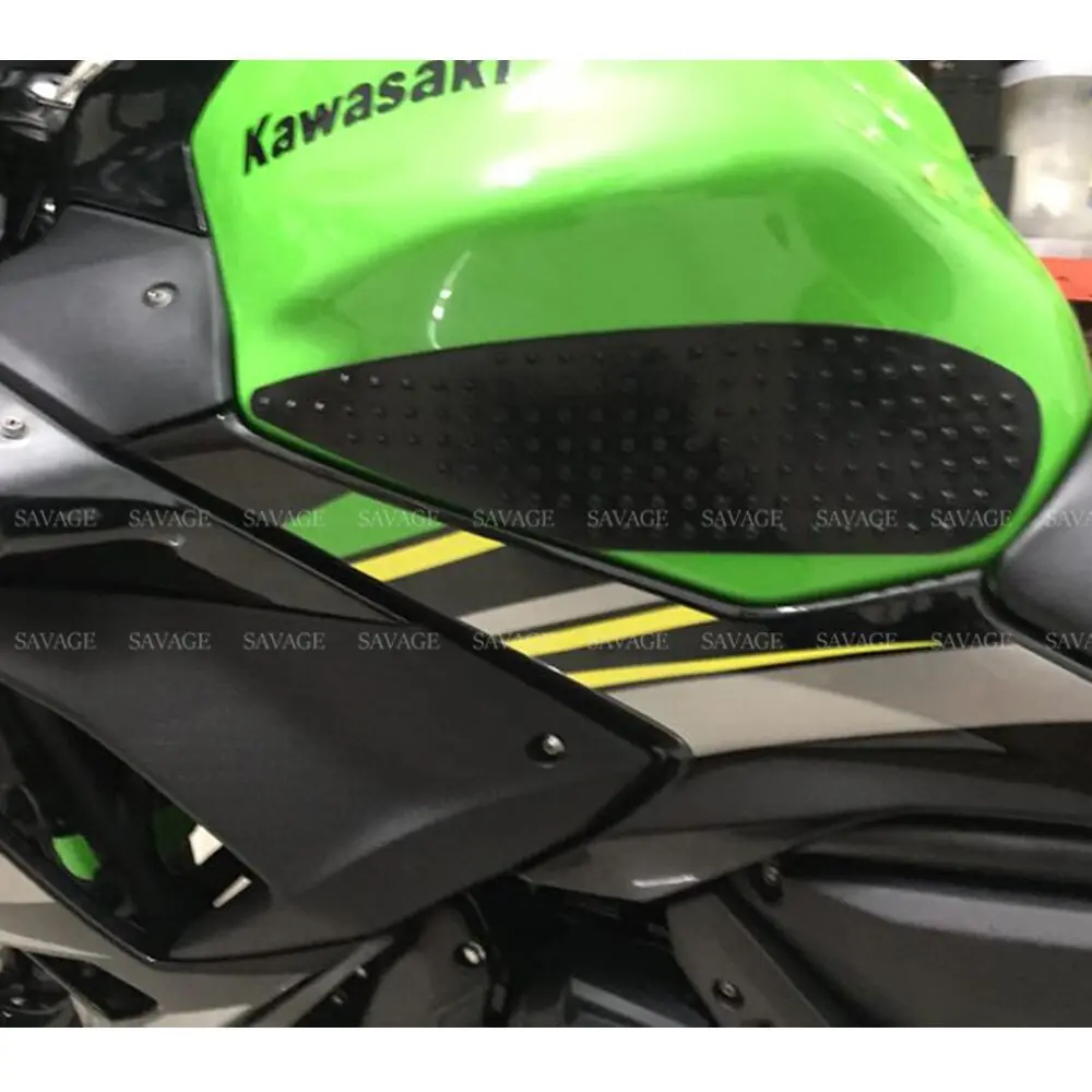 Накладки на бак для лучшего сцепления для KAWASAKI NINJA 650 Нескользящие мотоцикл Accessiores Стикеры коленей Стикеры s Moto