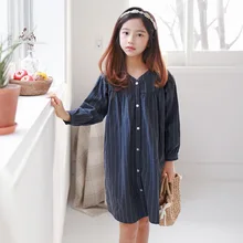 Брендовое платье для маленьких девочек Новинка года, хлопковое детское Повседневное платье в полоску детское весеннее платье с v-образным вырезом одежда для мамы и меня#3969