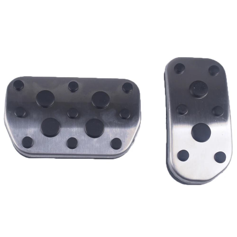 Stainless Steel Fuel Brake Footrest Pedal At For Toyota Corolla Verso