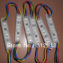 5050 SMD светодиодный модуль, DC12V вход переменного тока, 20 штук нитке