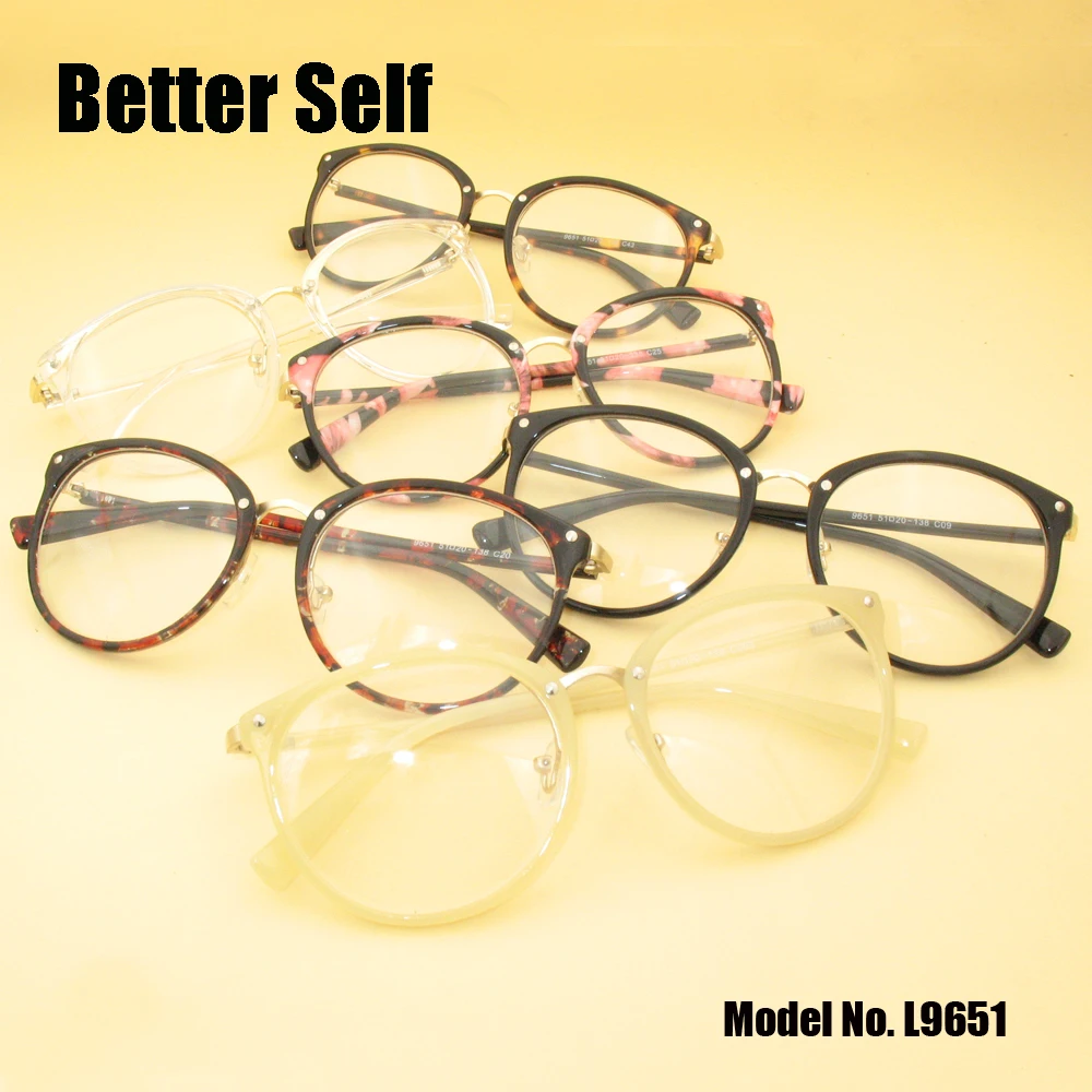 

Better Self L9651 Full Rim Glasses Stylish Spectacles Eyeglasses Myopia Optical Frame Retro Eyewear Frames