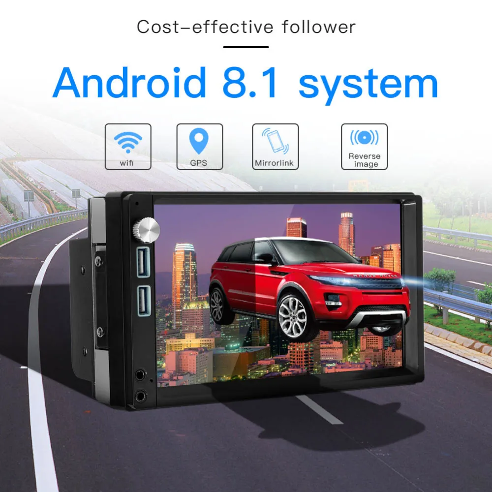 Авторадио Android 8 1 Автомобильный мультимедийный плеер Поддержка Bluetooth Mirrorlink