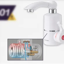 Высокое качество Электрический нагреватель кран мгновенный горячей воды кран Электрический кран воды