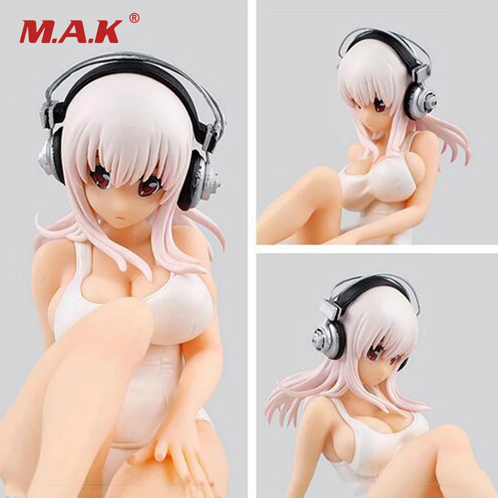 

12cm Anime Action figure Super Sonic Swimwear Version Toys gift Collectible Models with Box