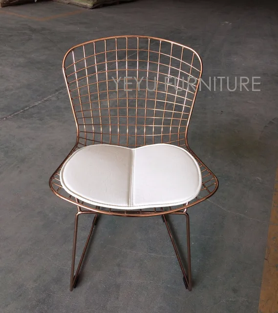 Bertoia Wire Chair aliexpress : buy rose gold color bertoia wire chair modern Bertoia Wire Chair aliexpress : buy rose gold color bertoia wire chair modern
