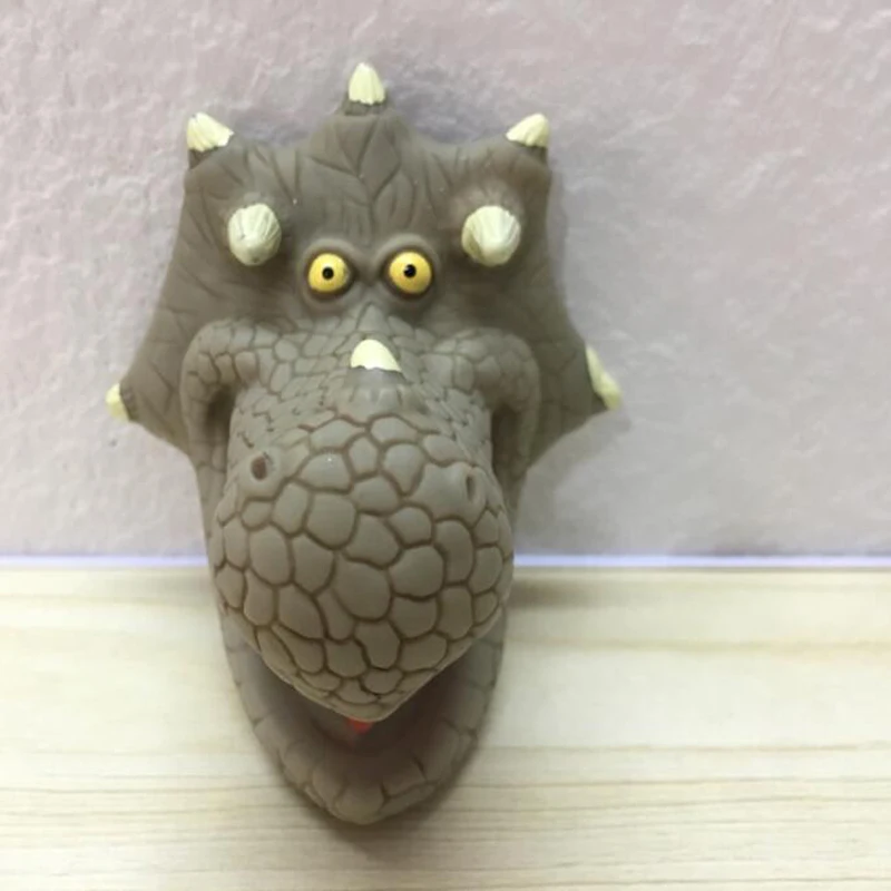 Животное из мультфильма игрушка Силиконовый Забавный палец динозавр Хэллоуин Моделирование Животное Динозавр смешная вся детская игрушка