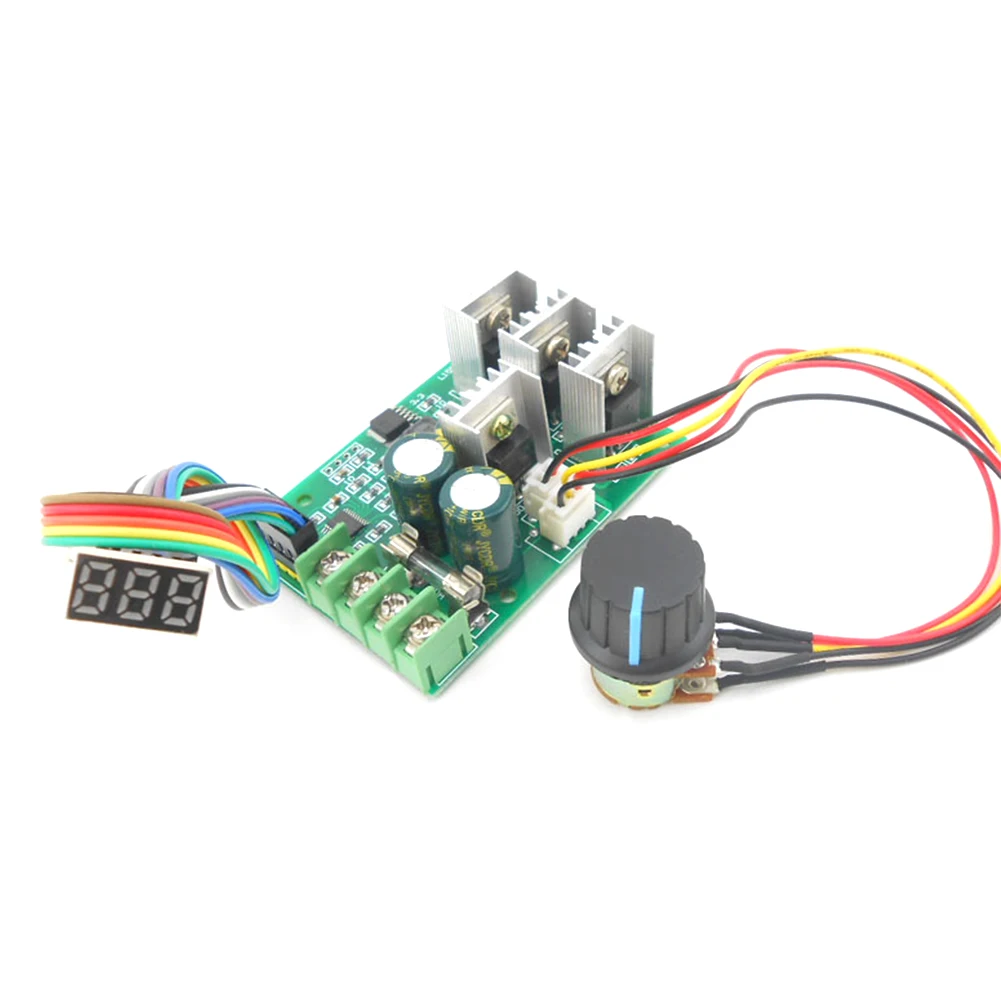 

12V 24V 36V Smart Module DC Digital Electronics Adjustable Stepless With Knob Motor Speed Controller Governor High Linearity