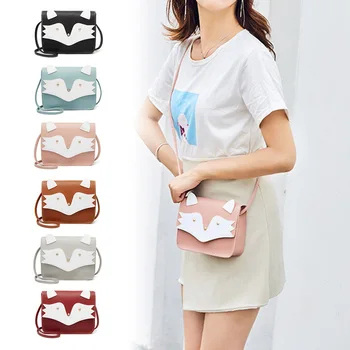 

Crossbody Single Shoulder Bag Cats Decoration Small Rectangle Handbag with Strap for Women Best Sale-WT