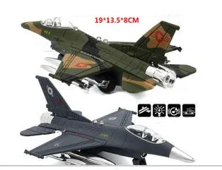 

1:72 alloy model aircraft, high simulation F15 fighter with sound and light back to power, educational toys, free shipping