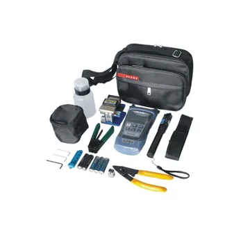 

Fiber Optic Network Tool Kit with Visual Fault Locator and Fiber Optic Cleaver