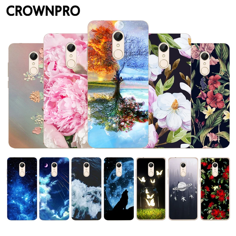 

CROWNPRO Xiaomi Redmi 5 Redmi5 Case Silicone Redmi 5 Plus 5Plus TPU Case Cover Xiaomi Redmi 5 Plus Back Protector
