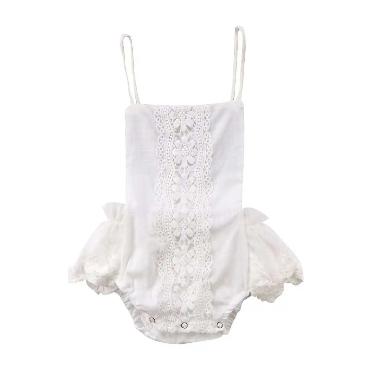 white lace halter jumpsuit