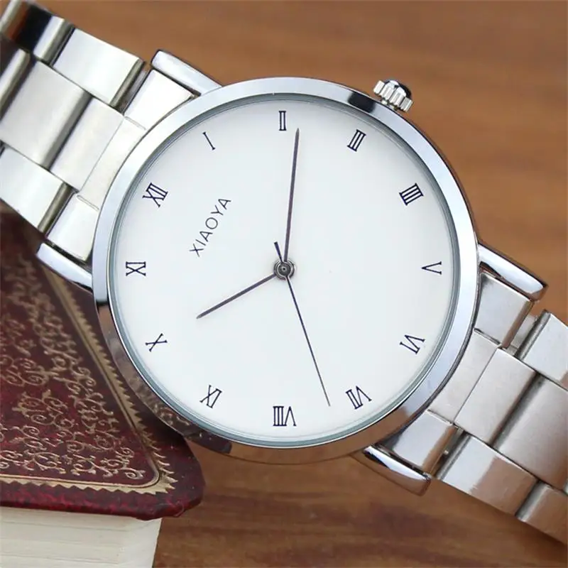 Новый бренд Xiaoya Relogio feminino часы Для женщин часы Часы из нержавейки Дамская мода Повседневное часы кварцевые наручные часы