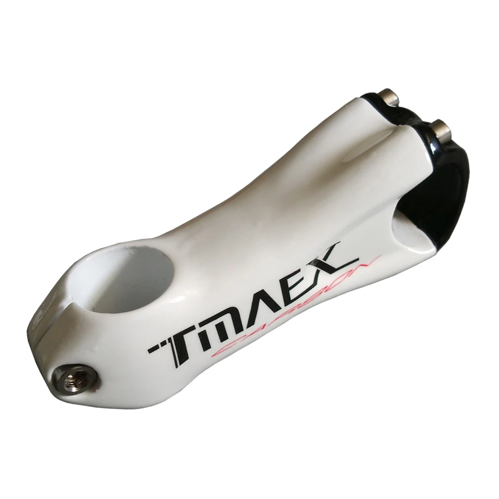

TMAEX-White Newest Mountain Bike Full Carbon Bicycle Broken Wind Stem Road Carbon Stem 31.8*80/90/100/110/120mm MTB Parts