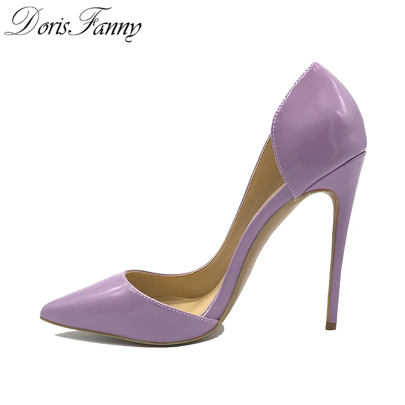 Buy DorisFanny Sexy Patent Leather High Heels Purple