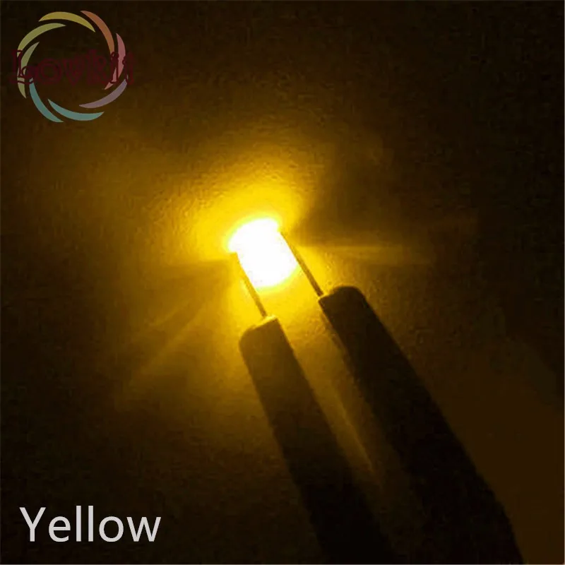 100Pcs NEW SMD SMT 0805 Super Bright yellow LED lamp light 