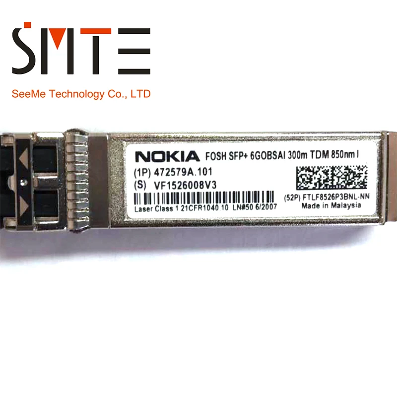 Оригинальный FTLF8526P3BTL-NN Фош SFP + 6 GOBSAI 300 м TDM 850nm я (1 P) 472579A. 101 VF1526008V3 для Nokie