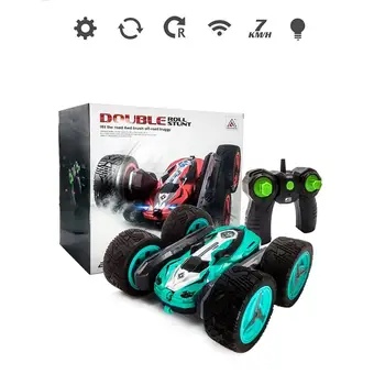 

360 Rotating Large Double-Sided Stunt rc Car 2.4G Deformation Remote Control Car Light High-Speed Off-Road Climbing Car Toy Gift