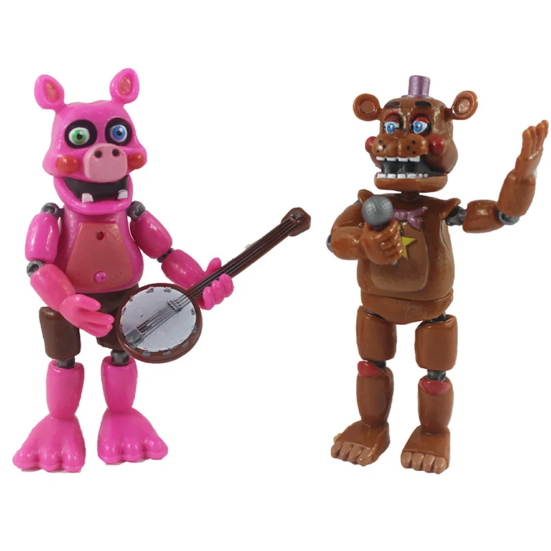 6 шт./компл. FNAF пять ночей Полуночный игрушечный медведь игрушки Fazbears симулятор