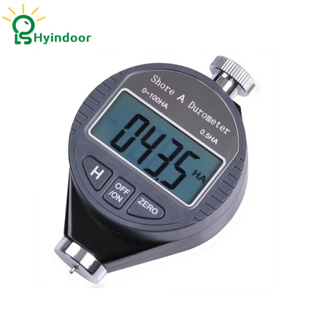 

Type A 100HA Digital Shore Durometer Hardness Tester Meter High Quality Rubber Shore Durometer Digital Precise Hardness Tester