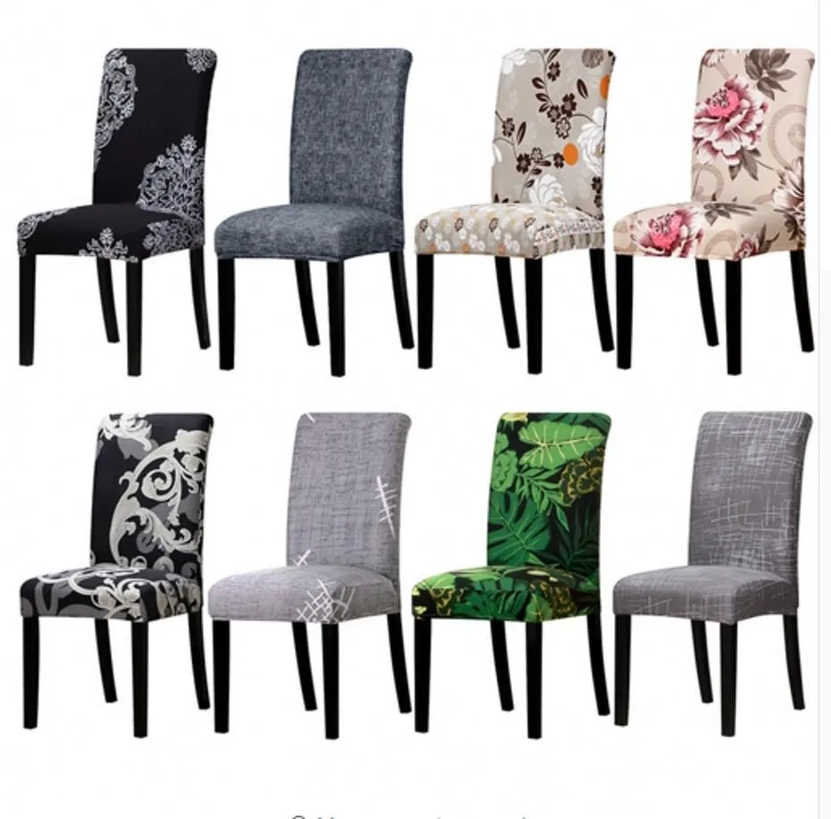 

Printing covers universal size Chair cover seat Chair Covers Protector Seat Slipcovers for Hotel banquet home wedding decoration