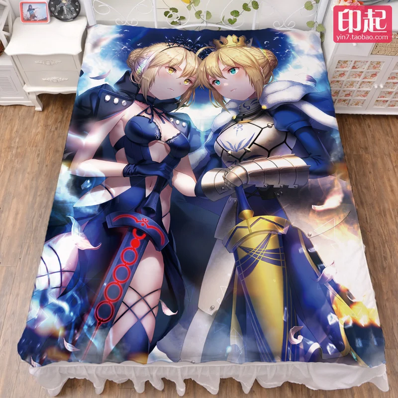 September update аниме Fate/Apocrypha FGO Jeanne d'Arc& tamamo no Mae простыня для молока и одеяло летнее одеяло 150x200 см