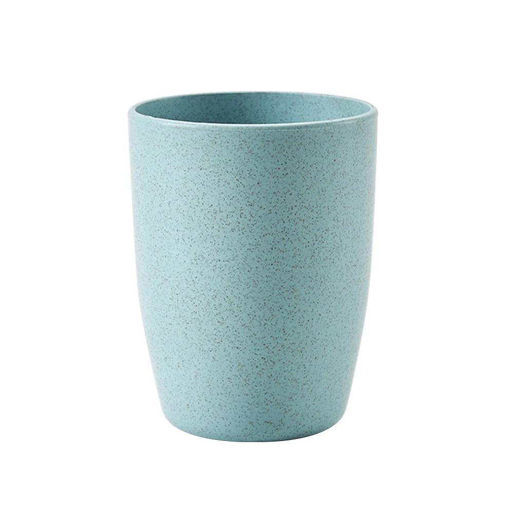1 шт. простая чашка для зубных щеток+ 1 шт. зубная щетка с бамбуковым углем, креативная портативная простая моющаяся полоскание, набор для ванной комнаты - Цвет: Небесно-голубой