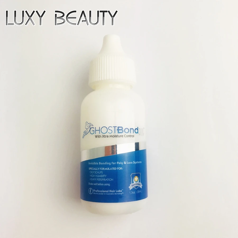 5 Bottles Lace Wig Glue Wig Weaving Hair Replacement Adhesive Hair Extension Headgear Hair Piece Invisible Glue 1.3 fl oz