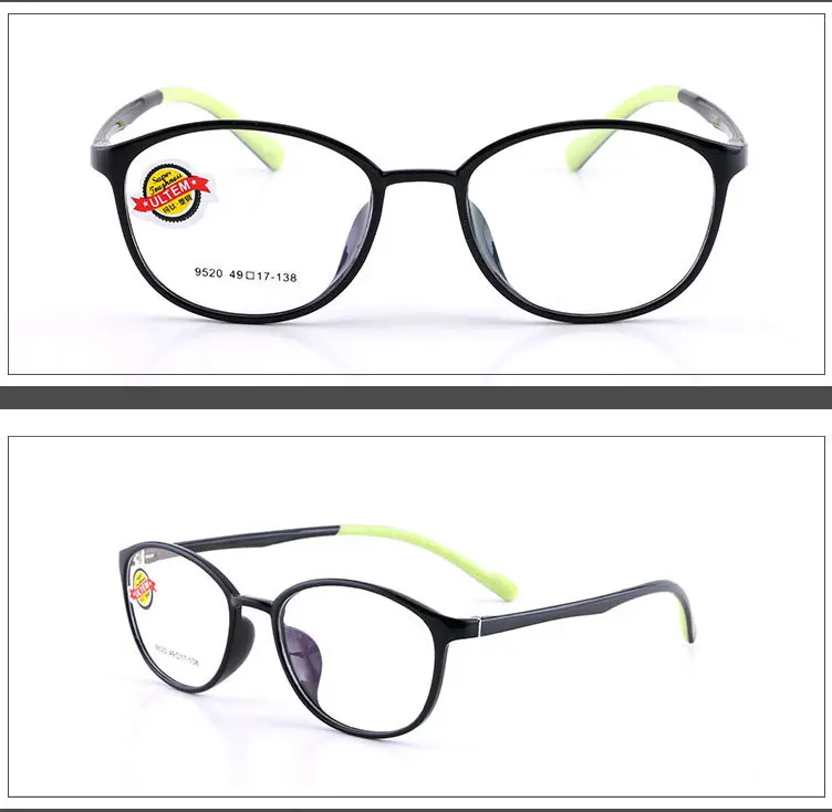 9520 детские очки оправа для мальчиков и девочек оправа для детских очков гибкие качественные очки для защиты и коррекции зрения