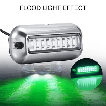 

1PCS For Marine Pontoon Boat Fishing Tools 27 LED Fishing Light Attracting Fish Underwater LED Night Luring Lamps