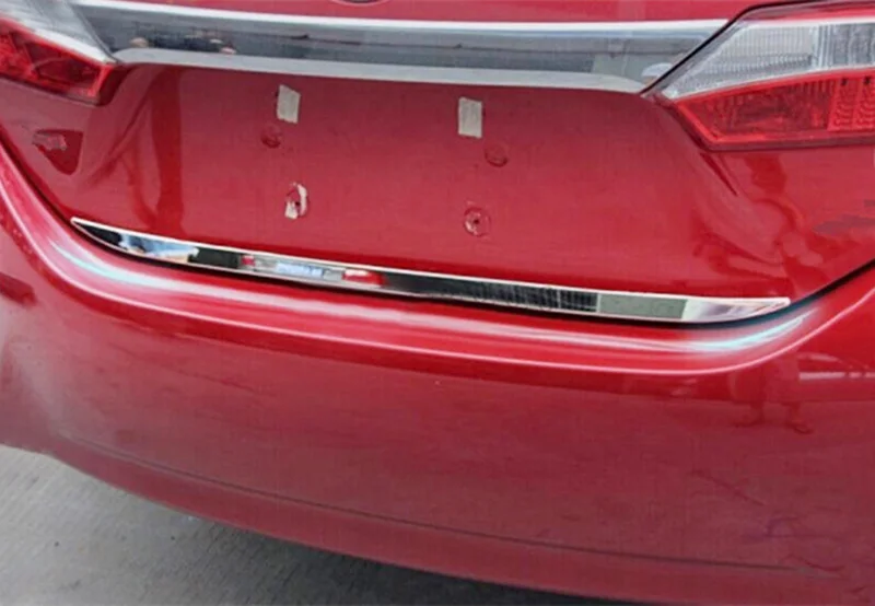 Накладка на дверь багажника из нержавеющей стали подходит для Toyota Corolla E140/E150 2007