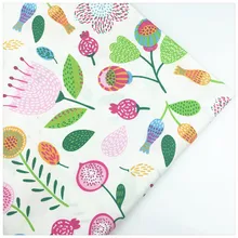 Syunss, цветные цветочные принты хлопок Ткань DIY Tissu лоскутное одеяло шитье детские игрушки постельные принадлежности квилтинг Ткань Ремесло Tecido