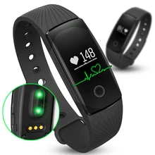 ID107 Bluetooth Smartband Heart Rate Monitor Wristband Fitness Flex Bracelet for Android iOS PK xiomi mi Band 2 fitbits smart