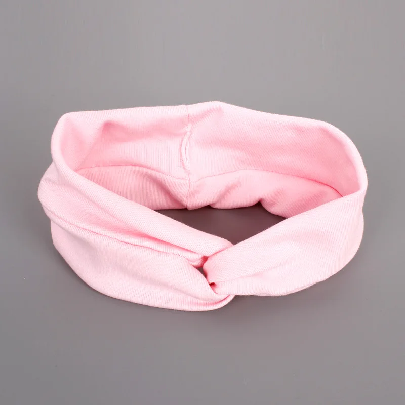 Baby Solid Color Cotton headbands Soft Hair Belt Girls Bands Infant